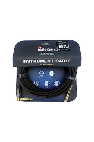 Blacksmith Gold Serıes Instrument Cable Straıght To Rıght 6m