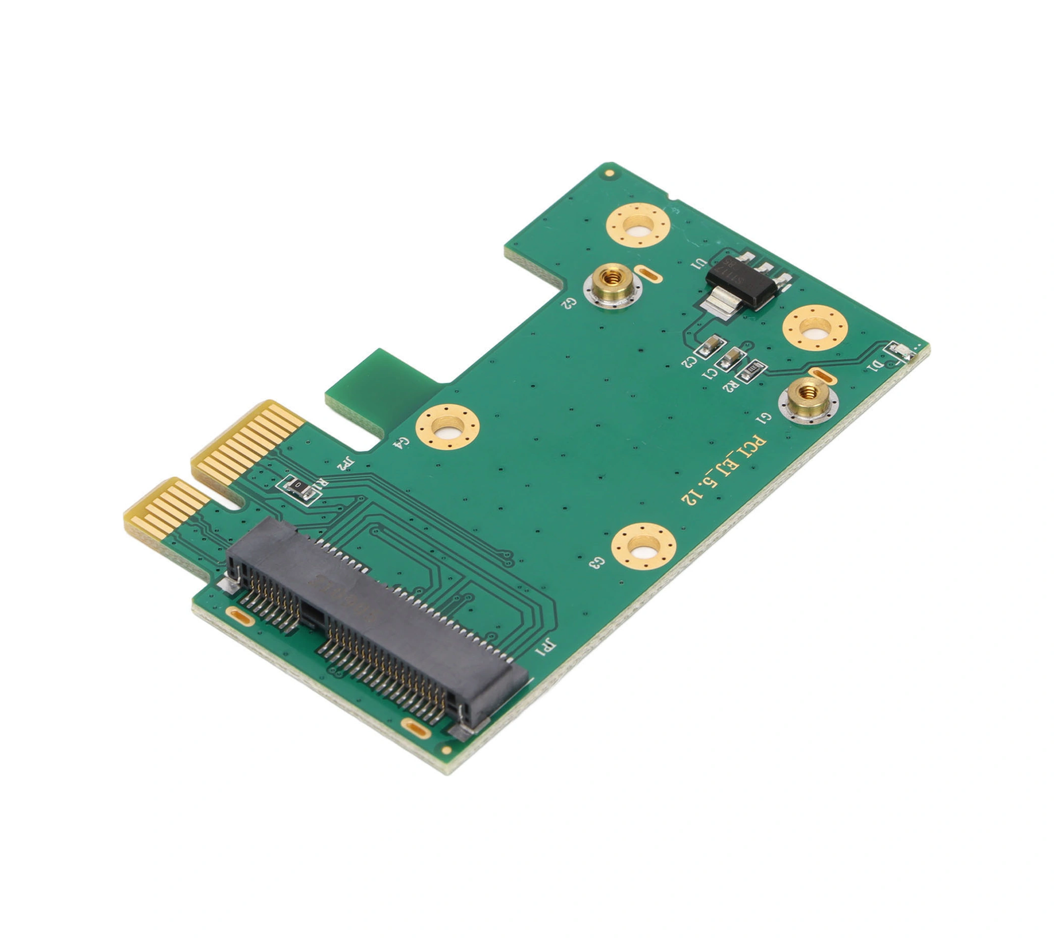 Xiyyadms Masaüstü Bilgisayar İçin Mini Pcı-e'den Pcı-e'ye Dönüştürücü, Antenli, Tak Ve Kullanın, Dayanıklı Pcb Malzeme, Kablosuz Kart Bağlantı Adaptörü