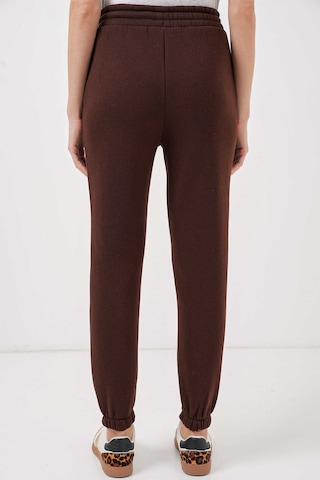 Gabria Paça Lastikli Eşofman Altı Kahverengi