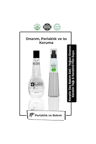 Redist Miracle Keratin Resistance Force Saç Bakım Yağı 100 ML + Redist Fön Suyu 400 ML