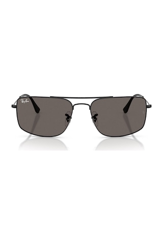 Ray-ban Rb 3779 002b1 56 Explorer 3 Unisex Kare Siyah Metal Güneş Gözlüğü Siyah