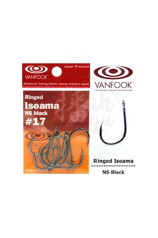 Vanfook Ringed Iseama Delikli Iğne Ns Black 17