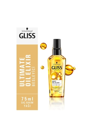 Schwarzkopf Gliss Daily Oil Elixir Saç Bakım Yağı 75 ML