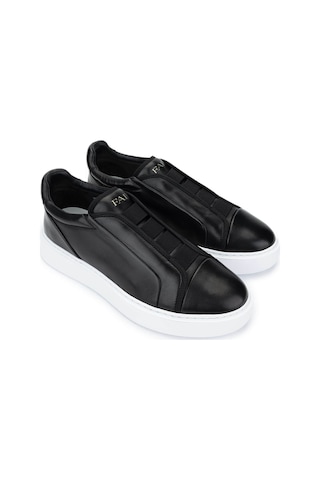 Fabi Erkek Hakiki Deri Siyah Sneakers & Spor Ayakkabı 510 Fu1325a Erk Ayk Y25 Nero Siyah