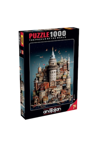 Anatolian 1000 Parçalık Puzzle - Galata 1158