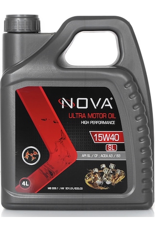 Nova 15W-40 Sl Motor Yağı 4 L