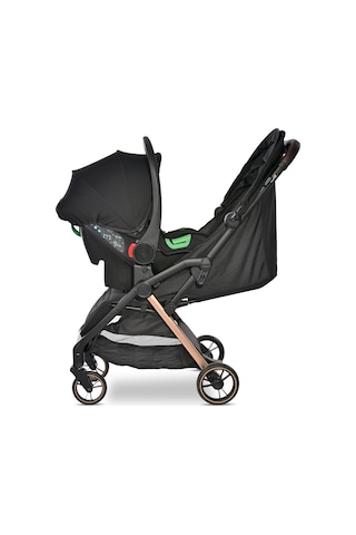 Lorelli Loret Otomatik Katlanan Kabin Boy & Travel Set Bebek Arabası - Black