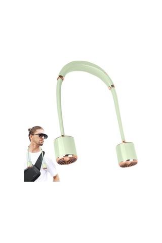 Yingfu Şarj Edilebilir Boyun Vantilatörü, Taşınabilir Hava Pembe Kişisel Vantilatör