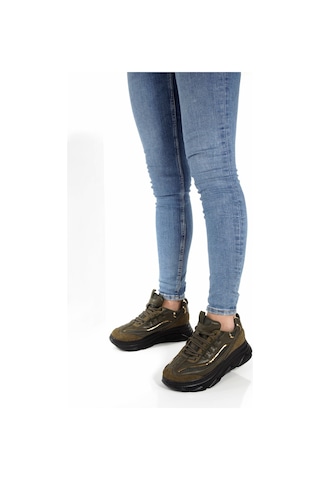 Meyoushoes Spor Yüksek Taban Yürüyüşayakkabısı Yeşil 36