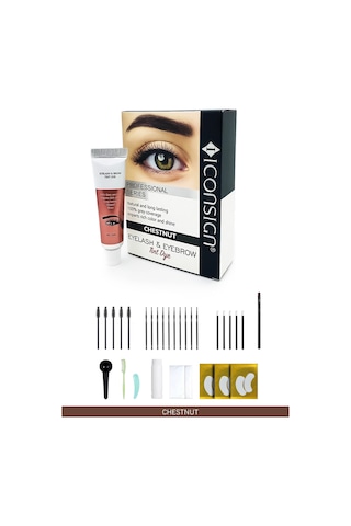 Kaş & Kirpik Boyama Seti 30ml -kestane Chestnut Diğer Kaş & Kirpik Boyama Seti 30ml -kestane Chestnut Diğer