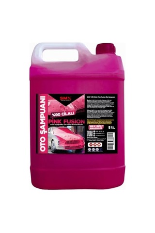 Smx Pink Fusion%90 Cilalı Oto Şampuanı 5 Lt Ve Smx Köpük Yapıcı Pompa 2 Lt