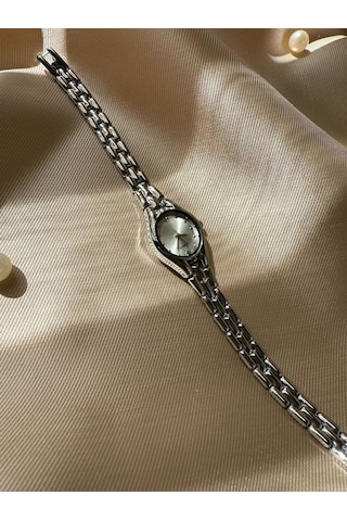 Rubsey Minimal Vintage Retro Boncuk Taşlı Model Görseldeki Ürün Gönderilecektir Gümüş