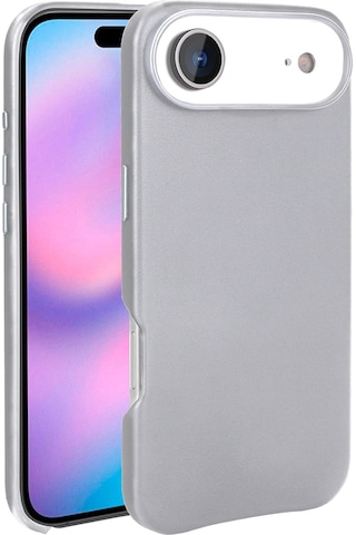 Nourthkiingdom Apple Uyumlu iPhone 17 Air Kılıf M-safe Şarj Özellikli Pu Deri Görünümlü Nrtk Kupra Kapak - Gri Gri