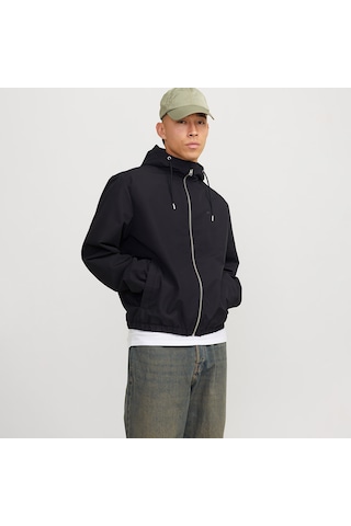 Jack&jones Legacy Light Hood Erkek Siyah Kapüşonlu Ceket Siyah