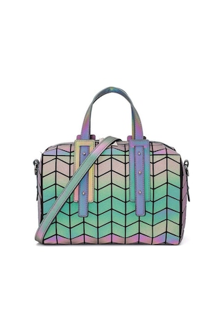 Moda Kadın Çantası Omuz Çantası Aydınlık Haberci Çantaları Geometri Çapraz Çanta Yüksek Kapasiteli Black Siyah