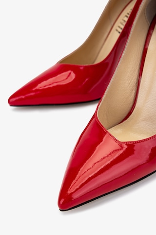 Valmenti Kadın Hakiki Deri Kırmızı Rugan Topuklu Ayakkabı 1027 249 Bn Ayk Y25 Kırmızı Rgn Kırmızı Rugan