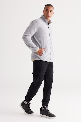 AC&Co / Altınyıldız Classics Erkek Sıyah Standart Fit Normal Kesim Pamuklu Eşofman Altı Siyah