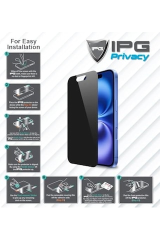 Fit 4 Pro İçin Ipg Privacy Gizlilik Anti-spy Ekran Koruyucu 2 Adet , Mat, Parmak İzi Bırakmaz, Yandan Görünmeyi Engeller
