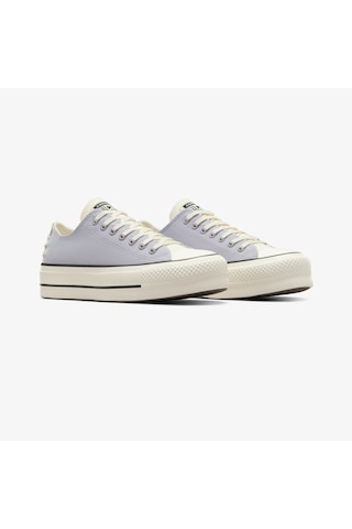 Converse Chuck Taylor All Star Lift Crafted Laces Kadın Lila Platform Sneaker A12553c Mor