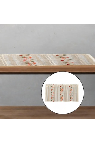 Homyl Sonbahar Tatil Mutfak Için Yılbaşı Masa Örtüsü Çok Renkli