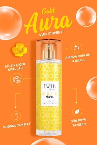 The Bath Factory Gold Aura Vücut Spreyi 200 ML