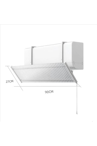 Techtic Alüminyum Panjur Klima Hava Yönlendirici Ayarlanabilir