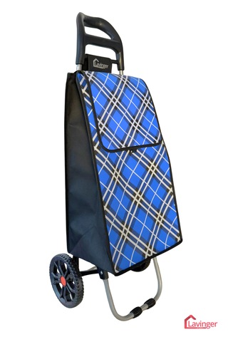 Pazar Arabası Plus Avantajlı 3' Lü Set Pazar Arabası + Yedek Tekeri + Yedek Çantası. Mavi