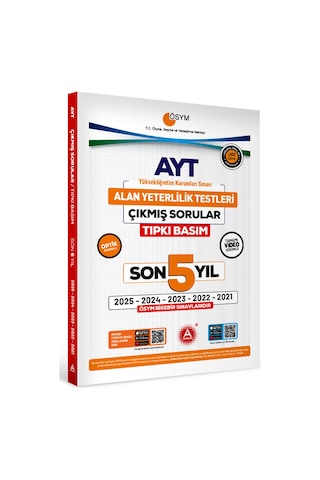 Son 5 Yıl Ayt-tyt Ve Msü Sınavları Ösym Çıkmış Sorular Tıpkı Basım 2026 Model