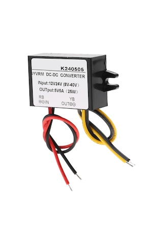 Gajeena 5v 5a Dc-dc Düşürme Güç Modülü, 8-40v Girişli, Su Geçirmez, Ateş Direnci, Aşırı Gerilim/koruma, Araç Led Ekranı Ve Diğer Cihazlar İçin