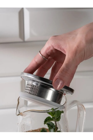 Purecrystal Cam Su Sürahisi-çaydanlık 1600 Ml 438711388