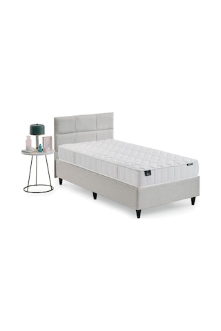 Yataş Supreme Star Lento New Deep Yatak Baza Başlık 3'lü Set - Krem 120 x 200