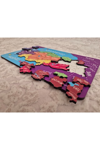 Kabartmalı Türkiye Haritası