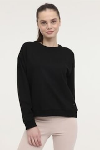 Kinetix Wb C Neck 16sn82 4pr,sıya Sweatshırt Siyah