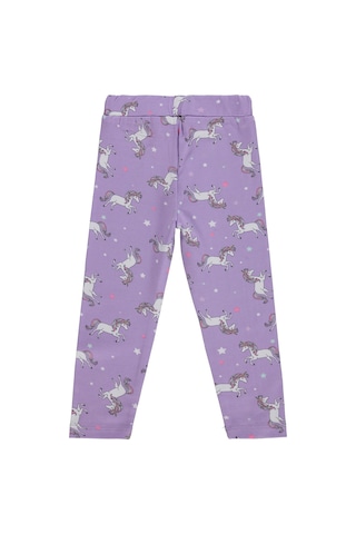 Civil Girls Unicorn Baskılı 2 -5 Yaş Tayt - Lila 41973568126S1