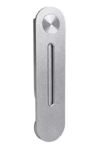 Laptop - Monitör Telefon Tutucu Yandan Telefon Tutma F21-Gümüş