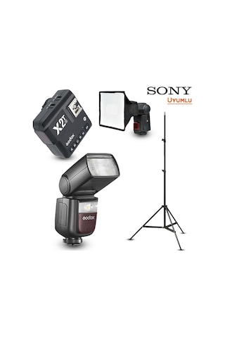 Godox V860III-S Sony Flaş Full Set - Tripod