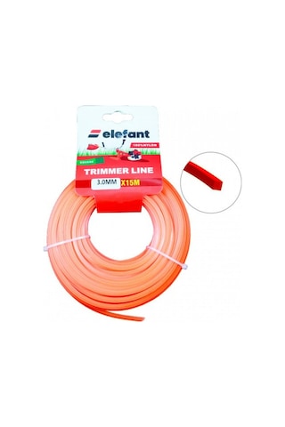 Tırpan Misinası Motorlu Tırpan Kare Misina 3 Mm X 15 Metre