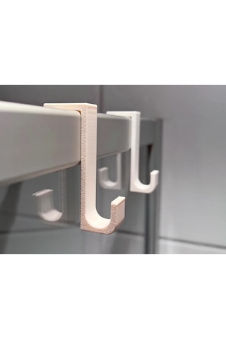 Çerçeveli Duşakabinlere Özel Askı 2 Adet Bej