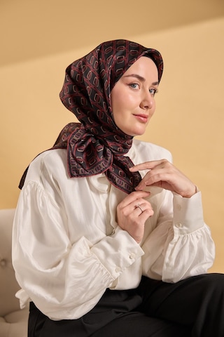 Silk Home Twill İpek Eşarp Zincir Siyah Çok Renkli 37217342