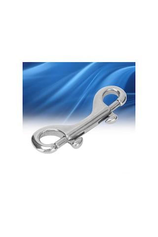 Vkemall 316 Paslanmaz Çelik Çift Uçlu Kanca - Hızlı Çıkartma Fonksiyonlu - Deniz, Pet Zinciri Ve Tesisat Aksesuarı 77mm