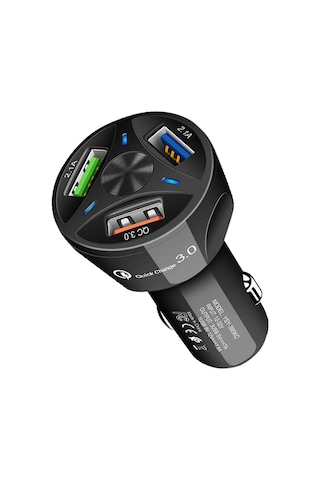 Powermaster Te-091 3Lü Usb Çakmaklık Power 3.0 Hızlı Araç Şarj Ci