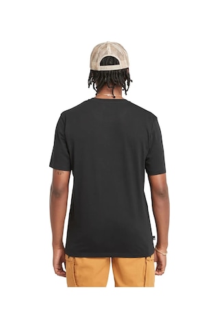Timberland Short Sleeve Front Graphi Siyah Erkek Kısa Kol T-shirt 000000000101982602 Siyah