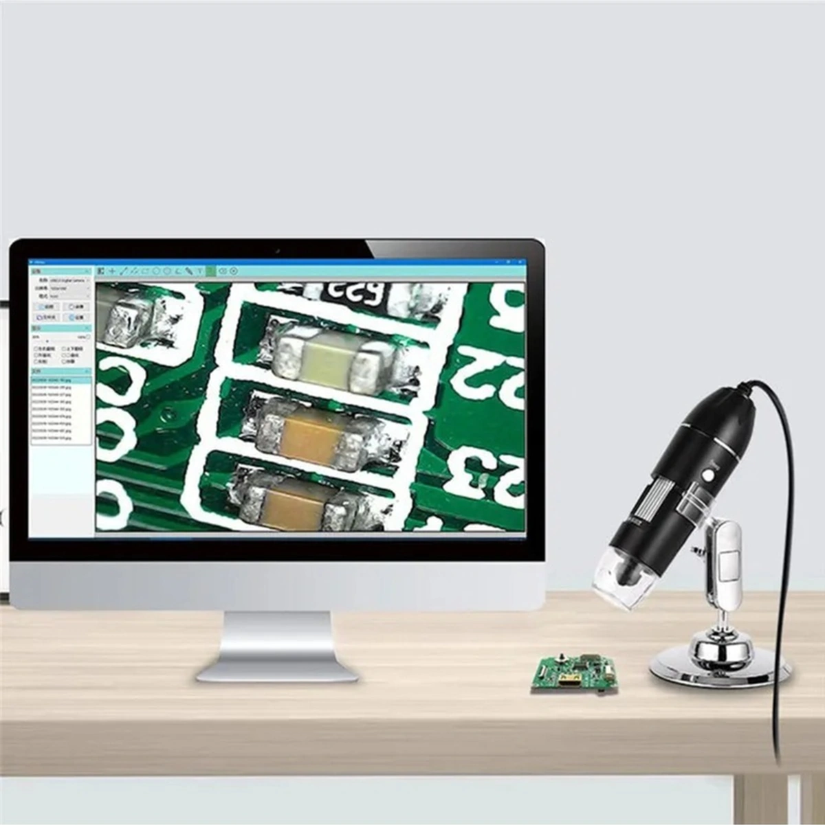 Dijital Usb Mikroskop 1000x Zoom Electronic Magnifier Fotoğraf Ve Video Kayıtlı