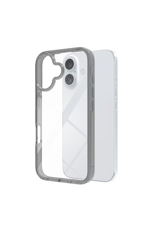 Apple Uyumlu iPhone Buff 16 Air Hybrid Şeffaf Kılıf Smoke Black