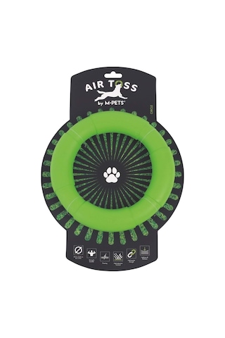 M-pets Aır Toss Circle Dayanıklı Suda Yüzen Köpek Oyuncağı Green