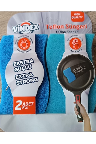Vindex Teflon Süngeri 2'li