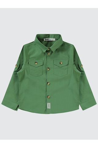 Civil Boys Erkek Çocuk Tişörtlü Gömlek 2-5 Yaş Açık Haki Açık Haki