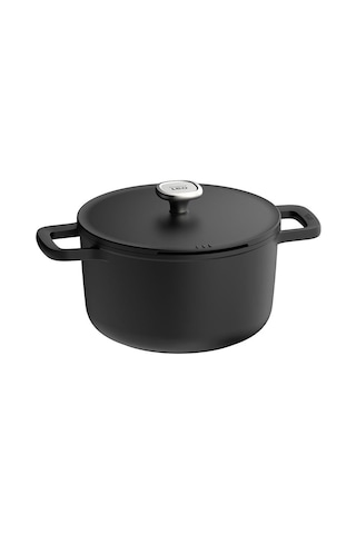 English Home Berghoff Leo Phantom Yapışmaz Kapaklı Derin Tencere 24 Cm - Grafit