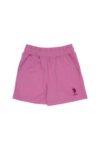 U.s. Polo Assn. Kız Çocuk Fuşya Şort Örme 50306279-vr023 Fusya Fuşya