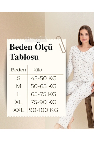 Kadın Boydan Düğmeli Küçük Yıldız Detaylı Pijama Takım A.mavi